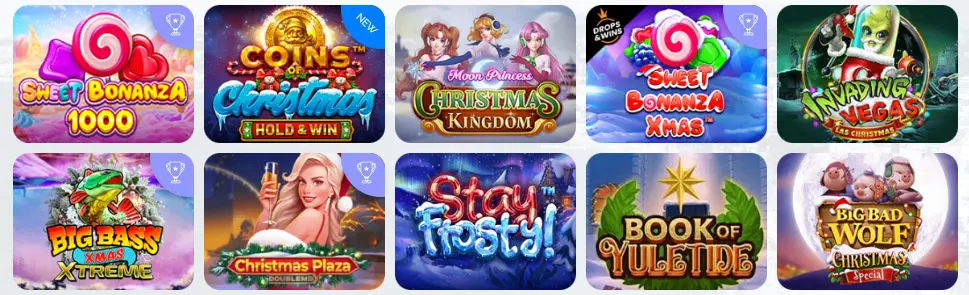 Alle spillene HUGO CASINO