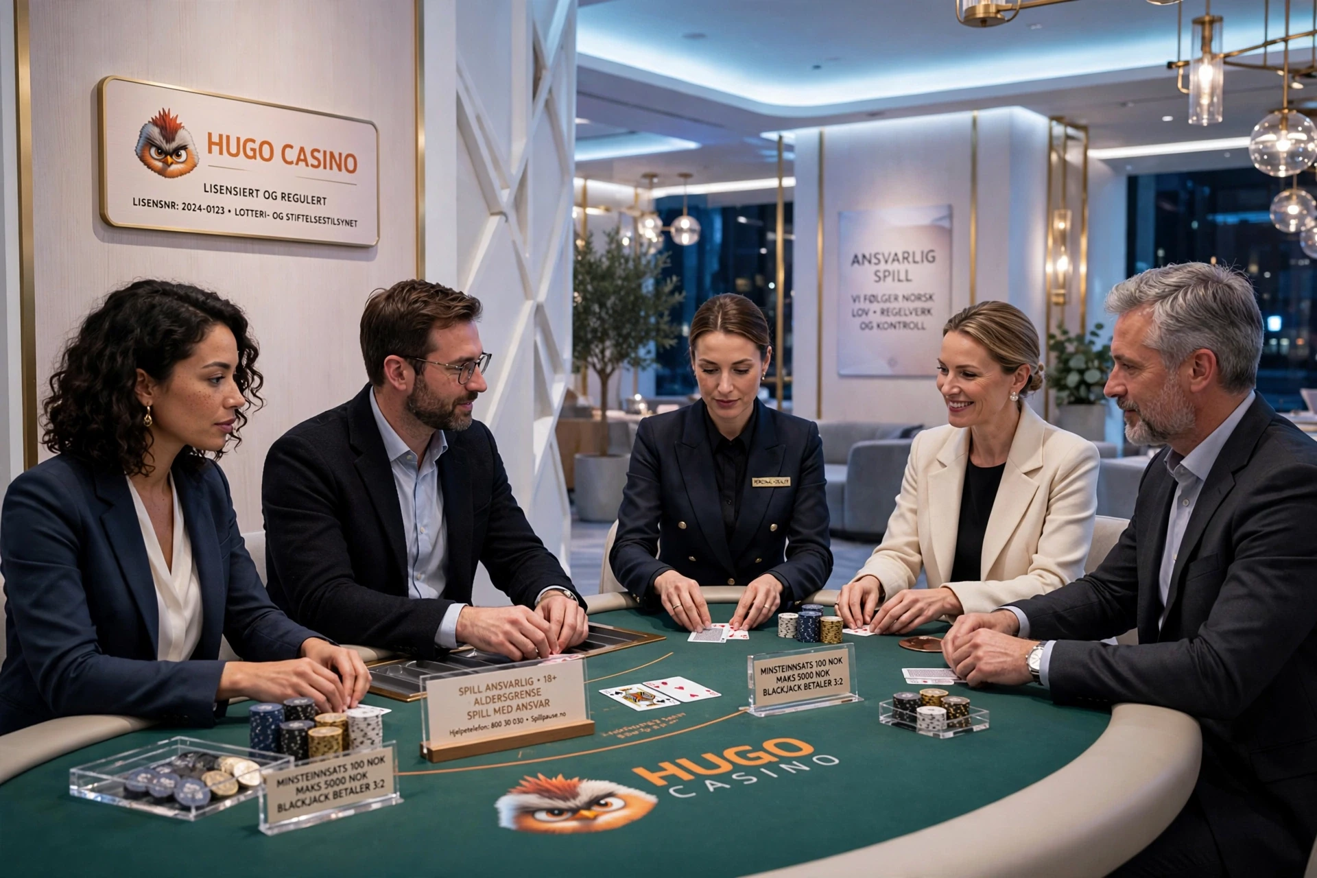 blackjack på HUGO CASINO