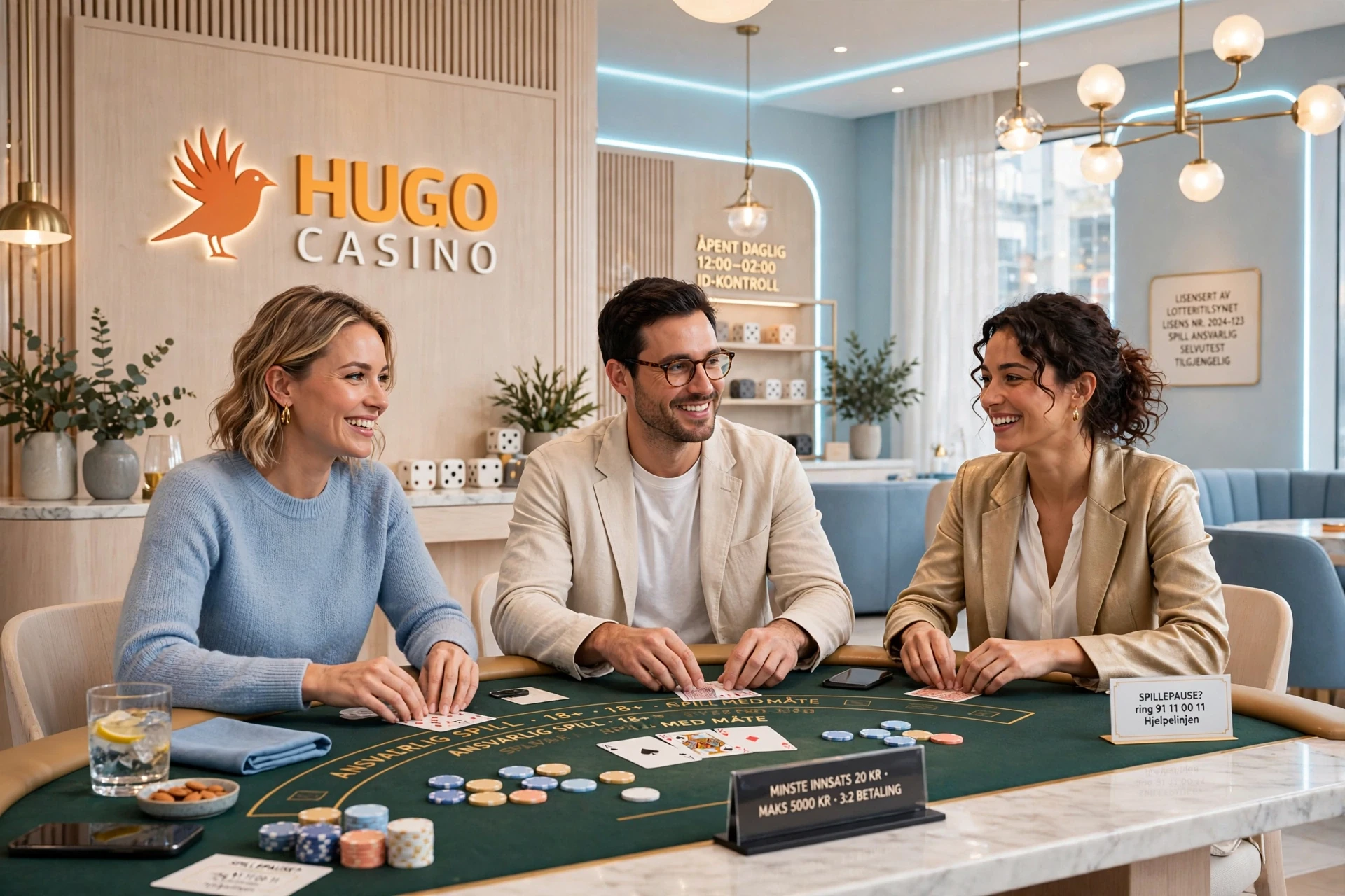Blackjack på Hugo Casino