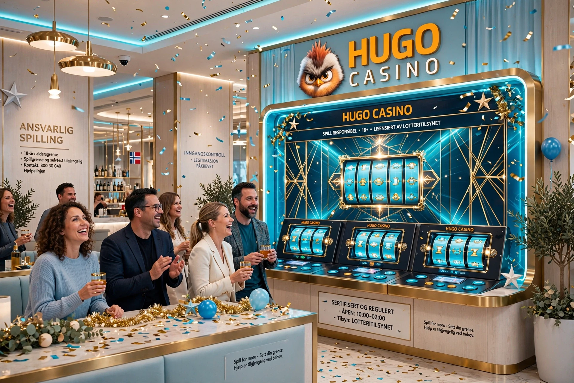 gode spilleautomater HUGO CASINO