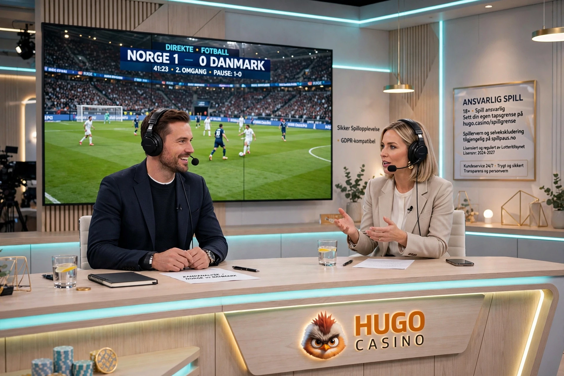 Innsatser på fotball HUGO CASINO